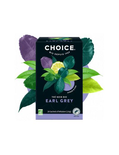 Thé noir earl grey 40g