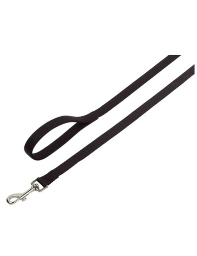 Laisse en nylon noir 1,20m pour chiens
