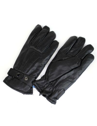 Gants Cuir noir