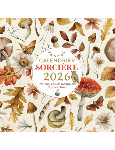 CALENDRIER MURAL SORCIERE 2026