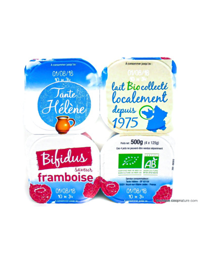 Bifidus Framboise Bio 4x125g