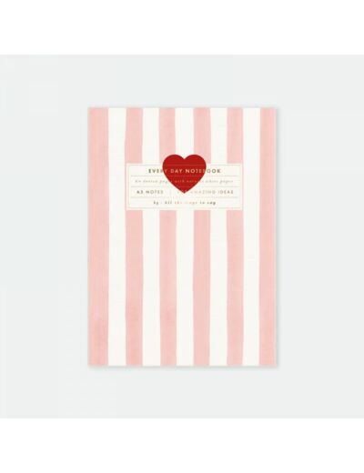 Carnet A5 Pink Stripes - All The Ways To Say