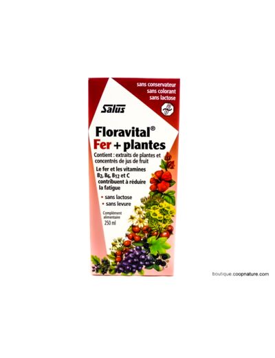 Floravital Fer + Plantes 250ml