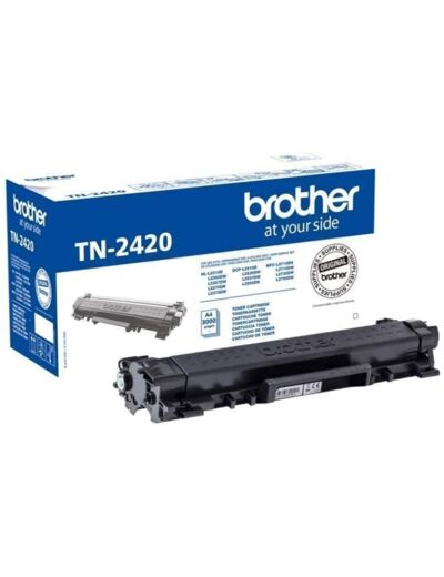 Brother TN2420 - Cartouche Originale de Toner Noire - Autonomie de 3000 Pages - Pour Imprimante Laser Série L2000 Unique