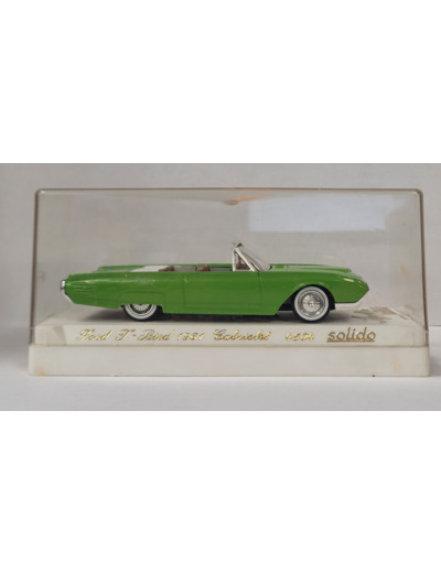 FORD T-BIRD CABRIOLET 1961 AGE D'OR SOLIDO 4504 1/43 BOITE D'ORIGINE