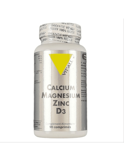 Calcium Magnésium Zinc D3 90 comprimés