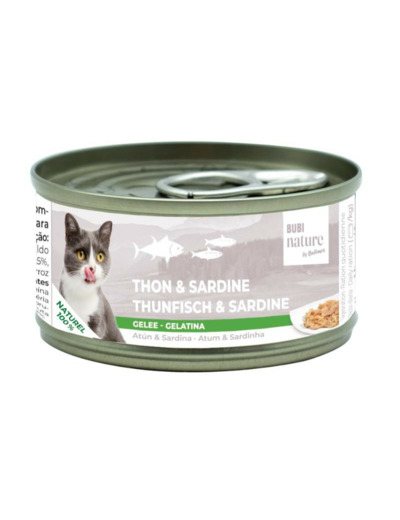 Bubi Nature, thon/sardine, gelée - 70g