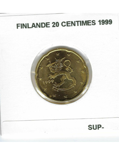 FINLANDE 1999 20 CENTIMES SUP-