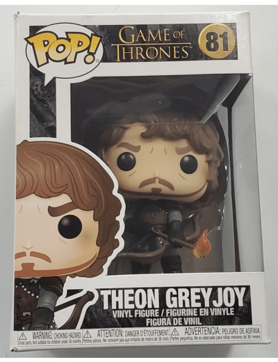 FUNKO POP GAME OF THRONES 81 THEON GREY JOY BOITE D'ORIGINE