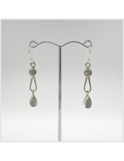 Boucles d'oreilles Labradorite