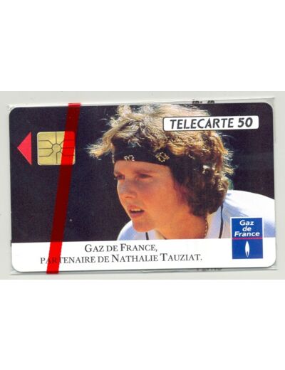 TELECARTE NSB 50 UNITES 03/92 GAZ DE FRANCE PARTENAIRE DE NATHALIE TAUZIAT F251