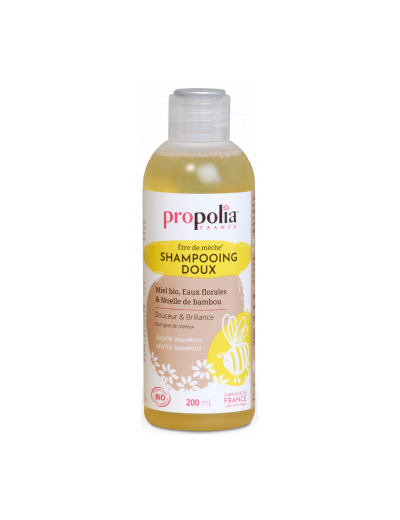 Shampoing Doux Bio Etre de mèche Miel et Bambou 200ml