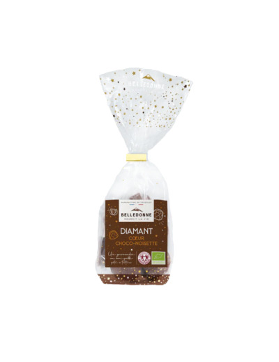 Diamant Coeur choco noisette 120g