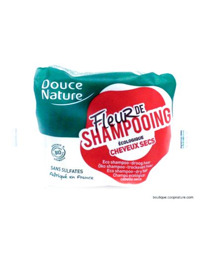 Fleur de Shampooing Ecologique Cheveux Secs Ecocert Bio 85g