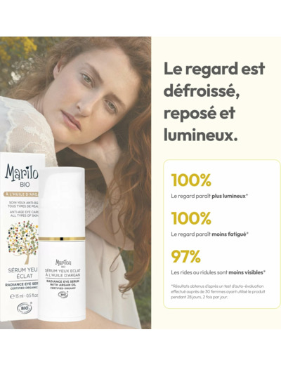 Serum yeux argan 15ml Marilou Bio
