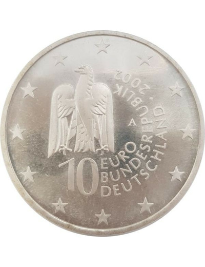 ALLEMAGNE 10 EURO 2002 A ILE AUX MUSEES BERLIN SUP ARGENT