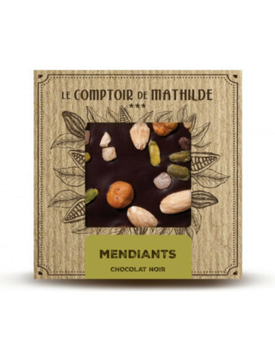 Tablette Chocolat Noir Mendiants