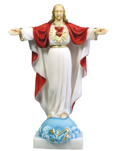 Sacré-Coeur de Montmartre - Statue en albâtre 20cm -Couleur