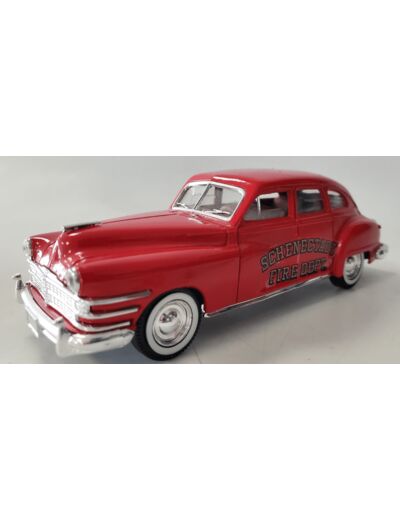 CHRYSLER WINDSOR 1946 FIRE DEPARTEMENT SCHENECTADY SOLIDO 1/43 AVEC BOITE