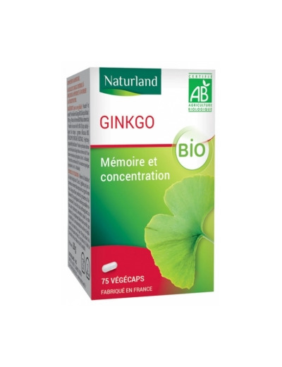 Ginkgo Biloba 75 Gélules Végécaps