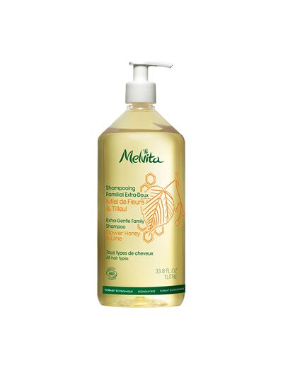 Shampoing Miel de Fleurs Tilleul familial Extra doux 1L