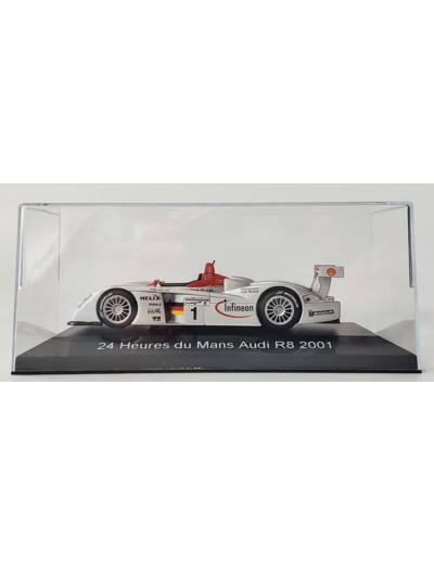 AUDI R8 24 HEURES DU MANS 2001 1/43 AVEC BOITE