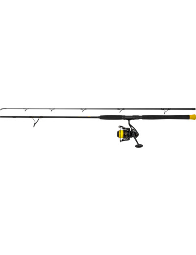 hard core spin rod 2.40m black