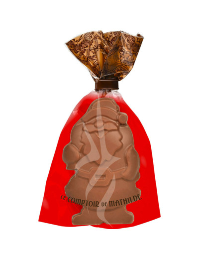 Père Noël à Croquer Chocolat Lait Pétillant