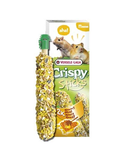 Crispy Sticks au miel pour hamsters & gerbille - 2x55g