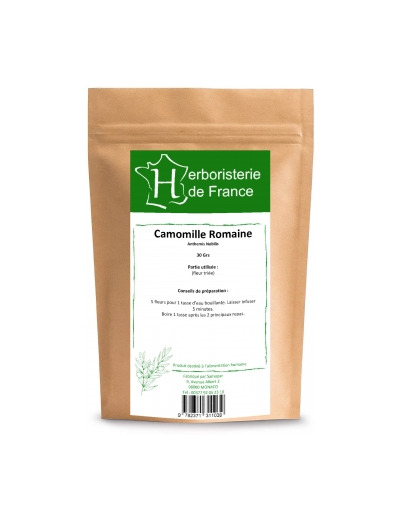 Tisane Camomille Romaine capitule floral trié entier 30g