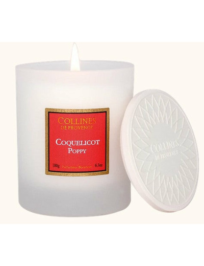 BOUGIE 180G COQUELICOT