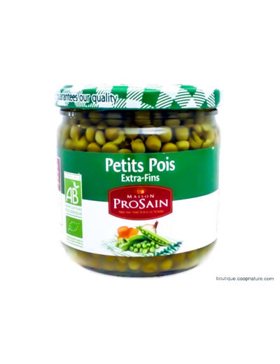 Petits Pois Extra-fins Bio 345g