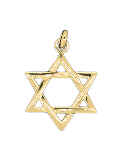 Pendentif en Plaqué Or - ÉTOILE DE DAVID