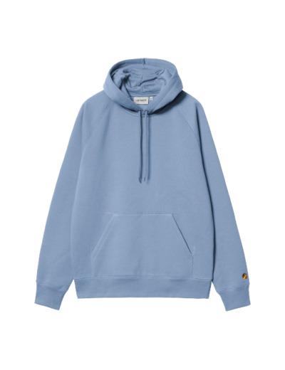 Sweat Capuche CARHARTT WIP Hooded Chase Charm Blue