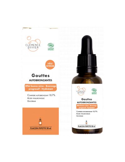 Gouttes autobronzantes hâle intense 30ml