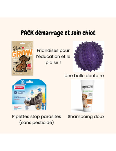 PACK démarrage et soin pour chiot