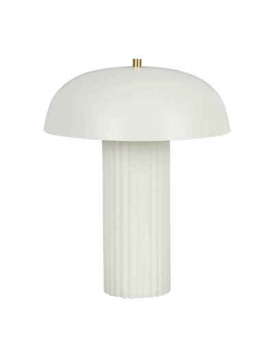 Lampe Arty fer blanc 30x11x36cm