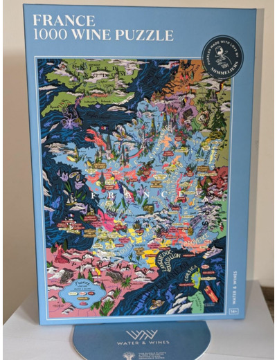 Puzzle carte des vins