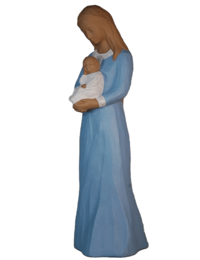 Notre Dame de La Confiance 26cm polychrome- Pierreline