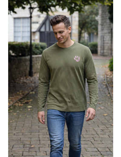 T-shirt manches longues Empreinte Signature Malabar – Swarovski