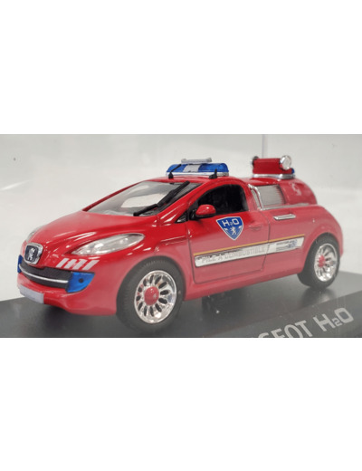 PEUGEOT H2O POMPIER PILE A COMBUSTIBLE 1/43 AVEC BOITE