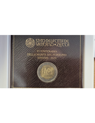VATICAN 2 EURO 2023 PERUGINO B.U.