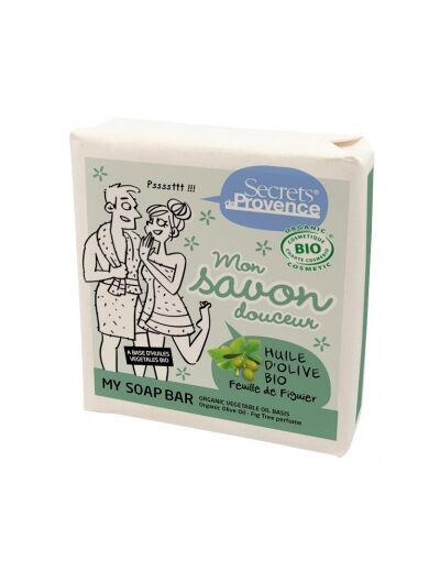 Mon savon douceur huile d'olive parfum Feuille de Figuier 100g