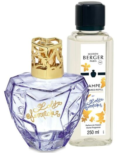 Maison Berger Paris - Lampe Berger - Coffret Lolita Lempicka Parme (+250 ml parfum Lolita Lempicka)