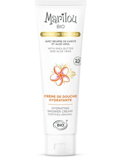 Creme de douche hydratante monoï 150ml Marilou Bio - Gamme Monoï