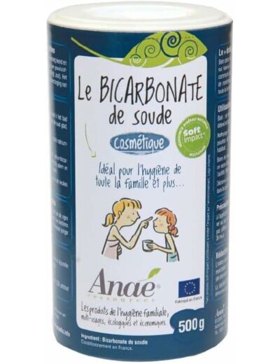 Bicarbonate de soude cosmetique 500g Anae