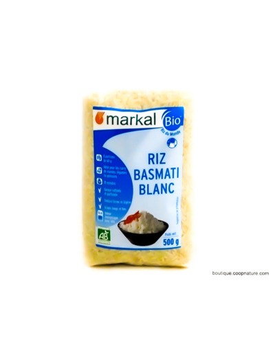 Riz Basmati Blanc Bio 500g