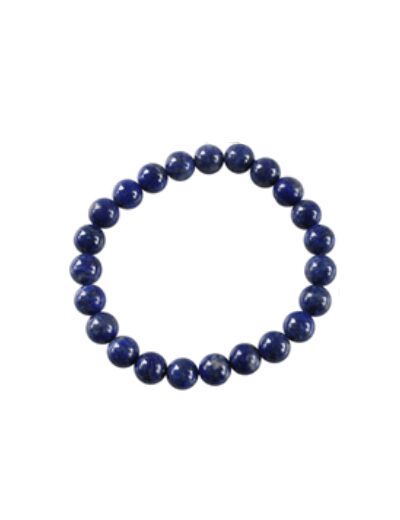 Bracelet en lapis lazuli 8 mm