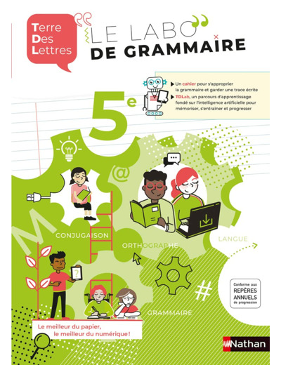 TERRE DES LETTRES 5EME - CAHIER DE FRANCAIS - 2020