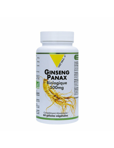 Ginseng Panax Bio-60 gélules-Vit'all+